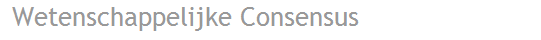 Wetenschappelijke Consensus